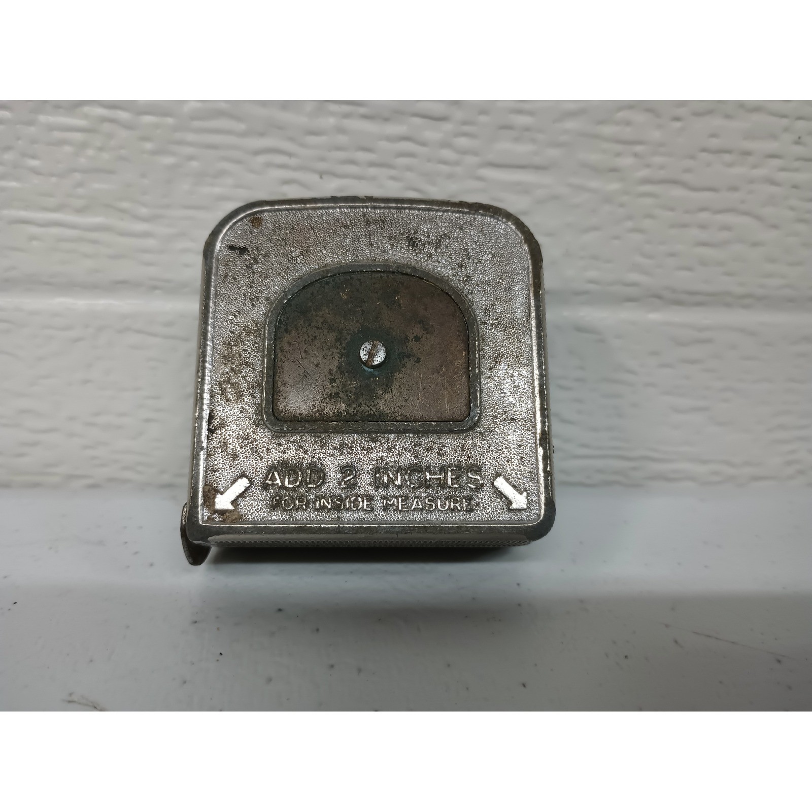 Vintage Master Rule Mfg Co Metal Tape Measure Made in USA Pocket Tool
