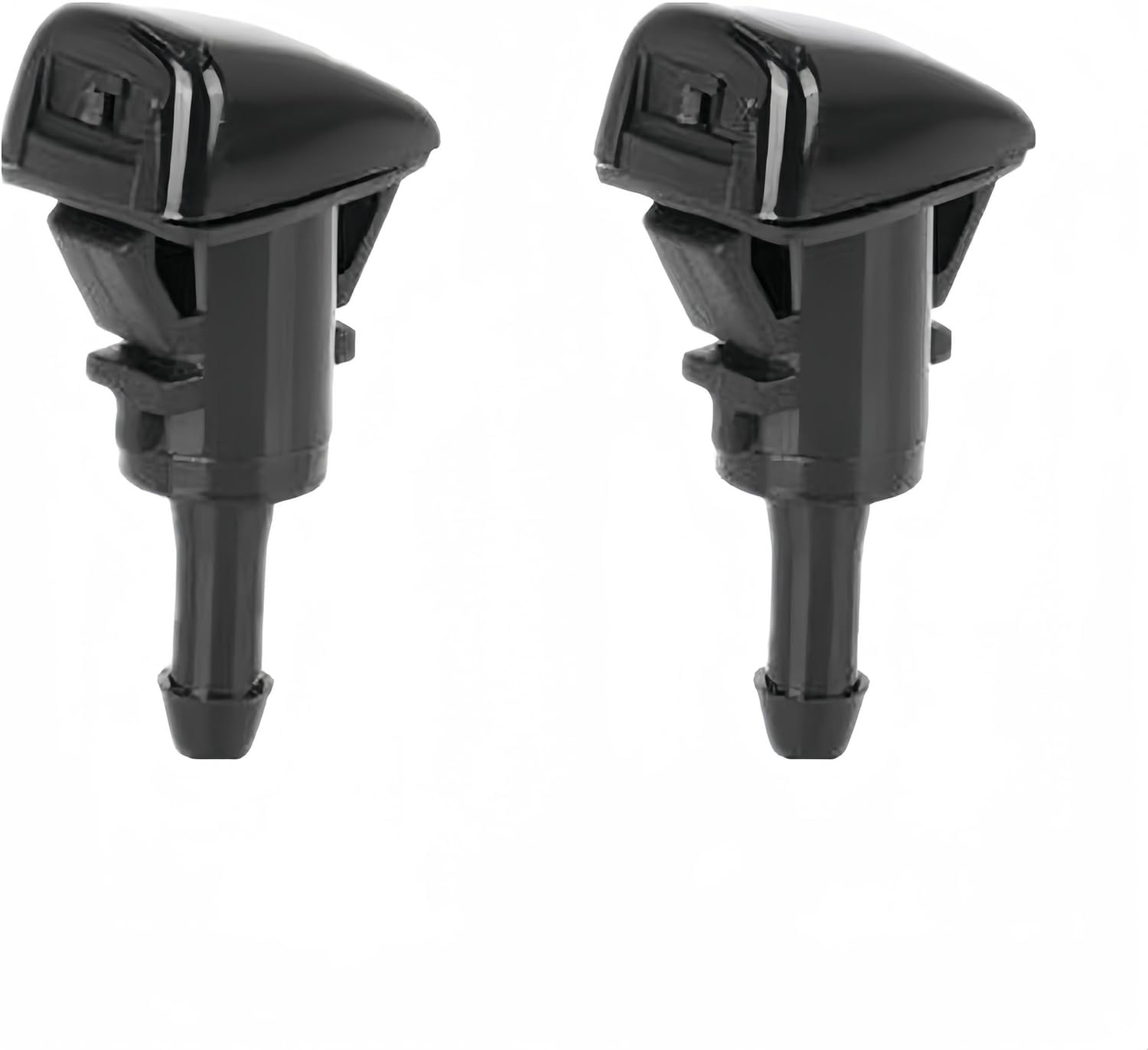 2PACK 4805742AC Washer Nozzle Fits for 2010-2024 0.3 x 1 x inches, Black