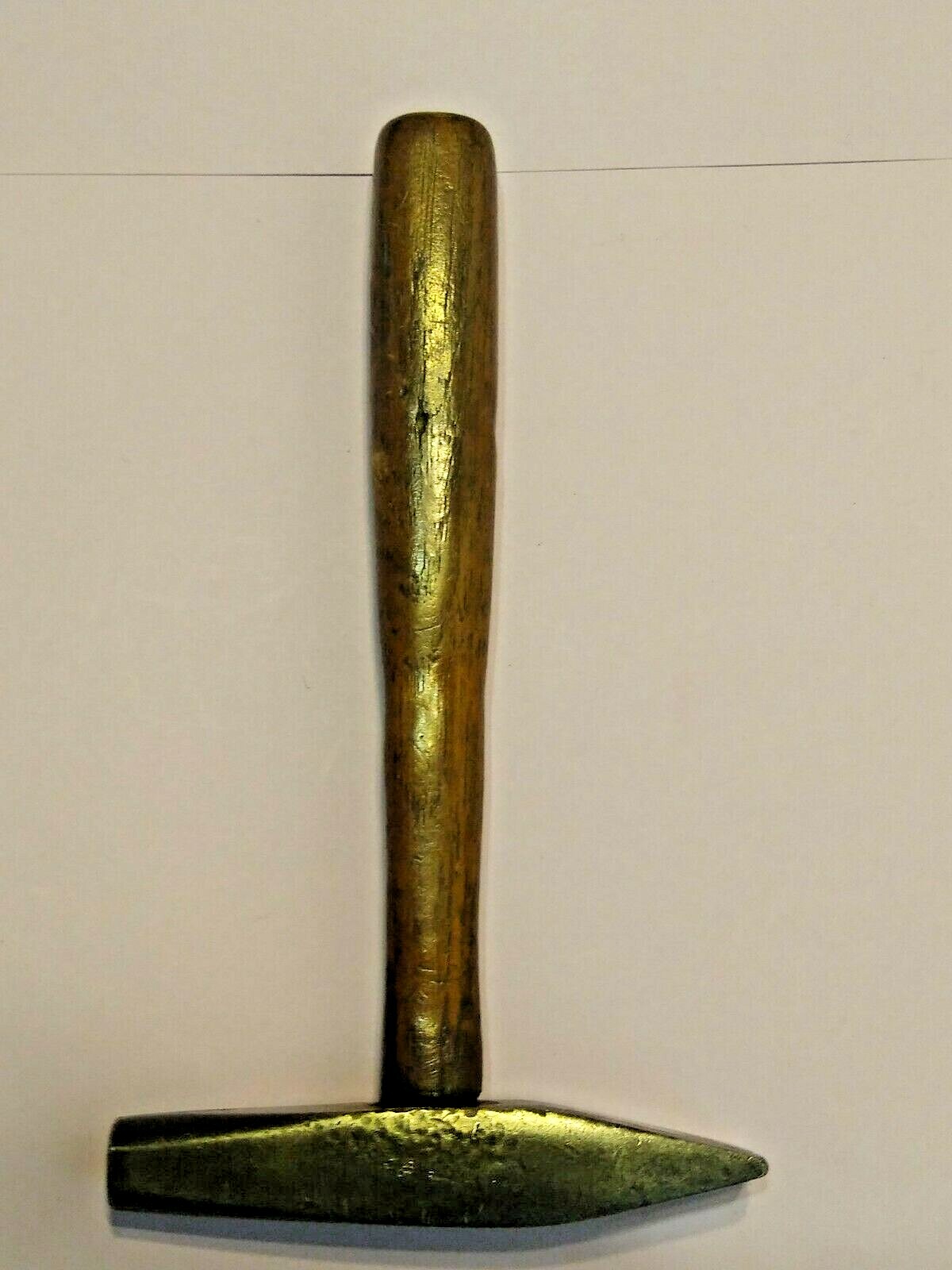Vtg Small, Blacksmith, Jewelers, Watchmakers Hammer, 6 3/8″ With Hickory Handle