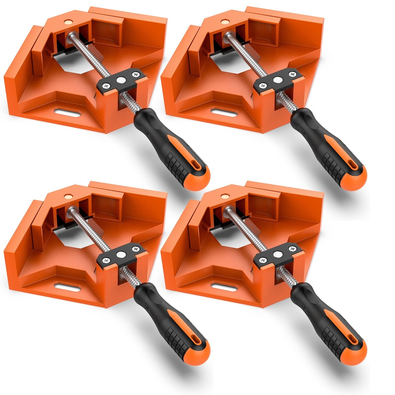 Right Angle Clamp, Housolution [4 PACK] Single Handle 90° Aluminum Alloy Co