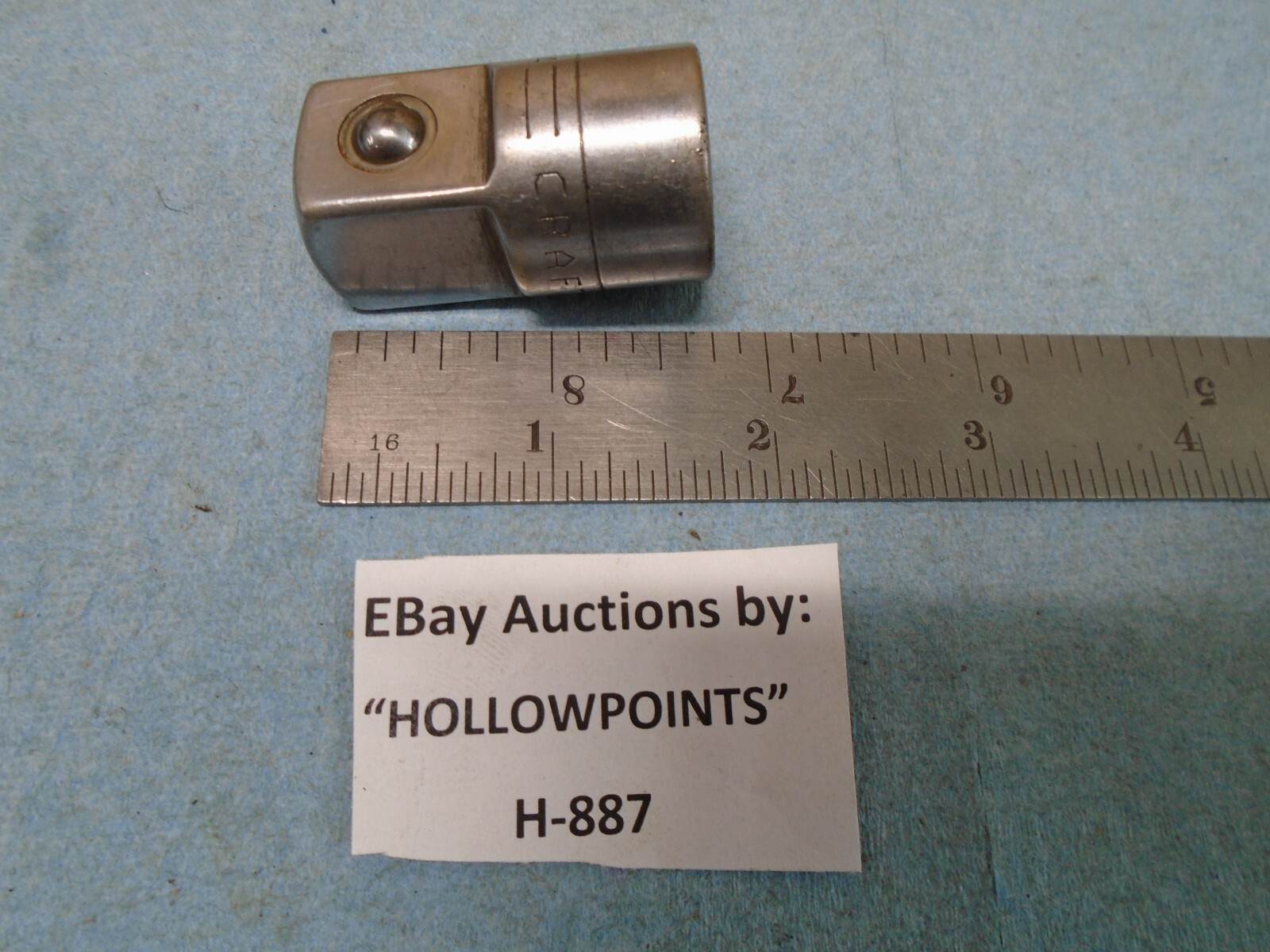 Craftsman USA Ratchet or Socket Adapter 1/2″ F to 3/4″ M w/ V Code H887