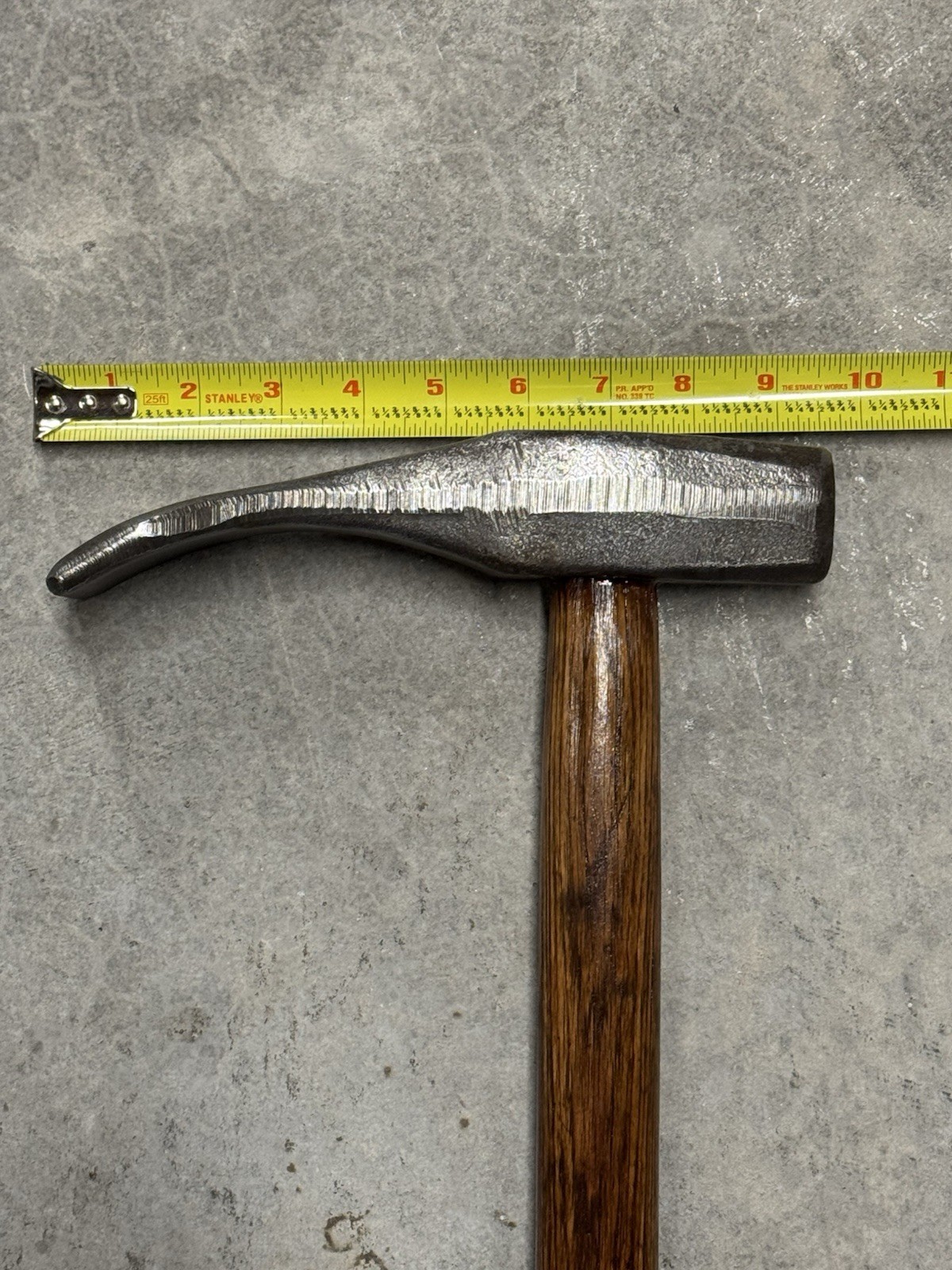 Vintage Ken-Tool Akrono T-11C Duck Billed Tire Hammer w/ 23” Custom Handle NICE!