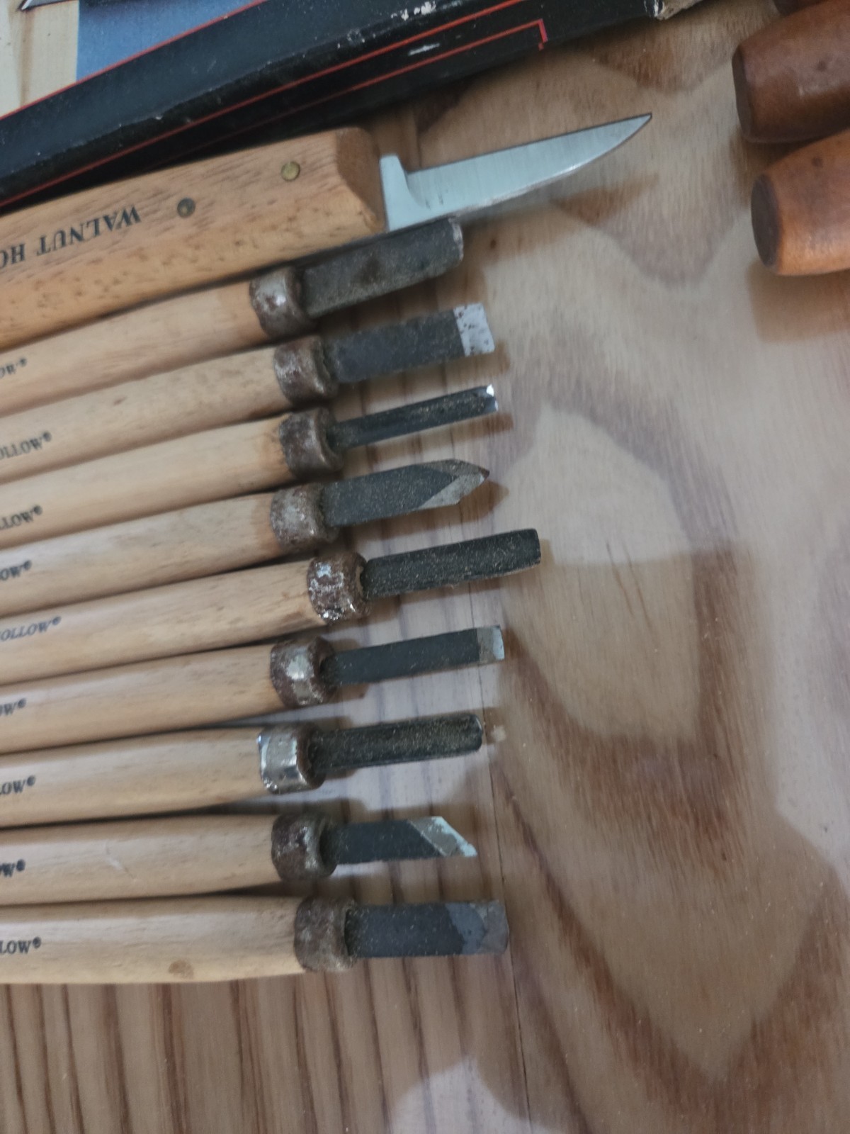 36pcs WALNUT HOLLOW Set Wood Carving Knives Tools Chisels gouges woodcraft +MORE
