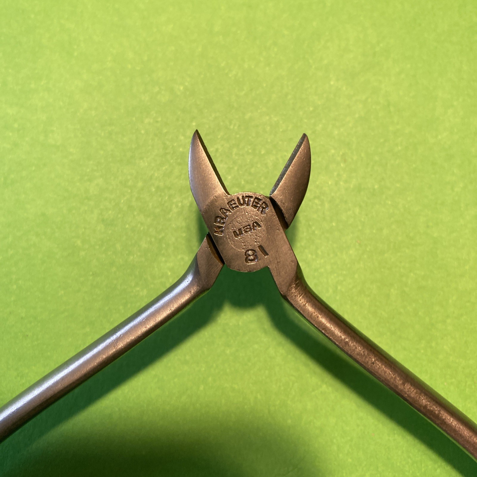 Vintage Kraeuter 81 Diagonal Cutting Pliers Snip Tool 4”Inch USA