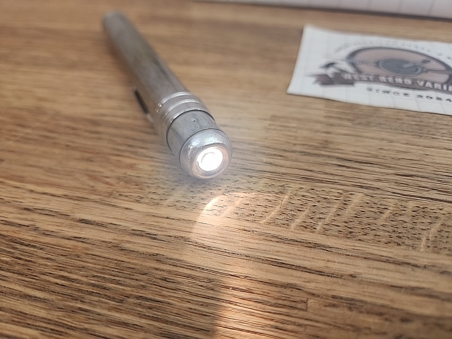 Vintage RAYOVAC Penlight CHROME Z-21-P 5.75″ Works