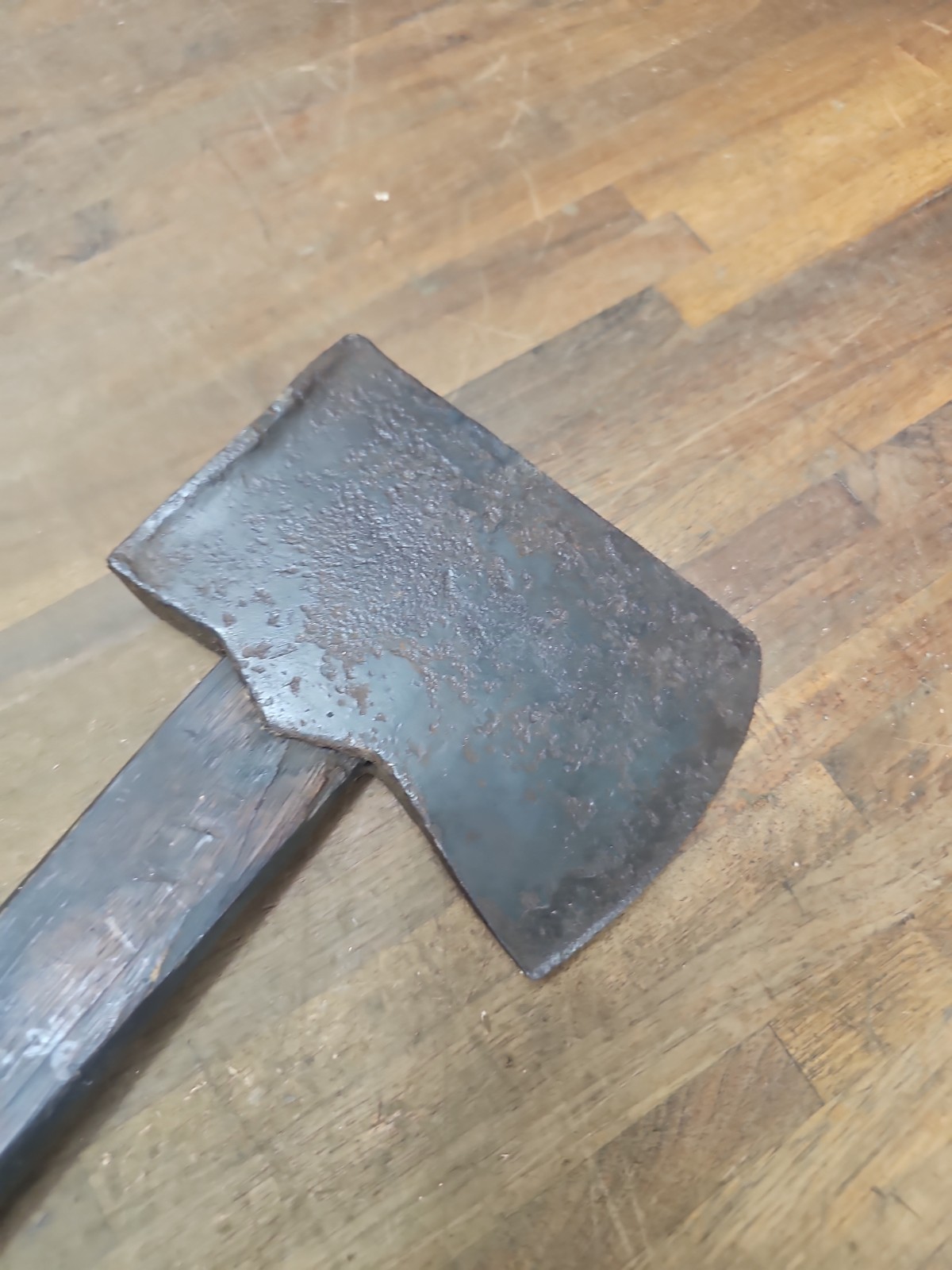 AC18- Antique Hand Forged JB STOHLER AXE Schaefferstown Pa 4 lb 7 oz