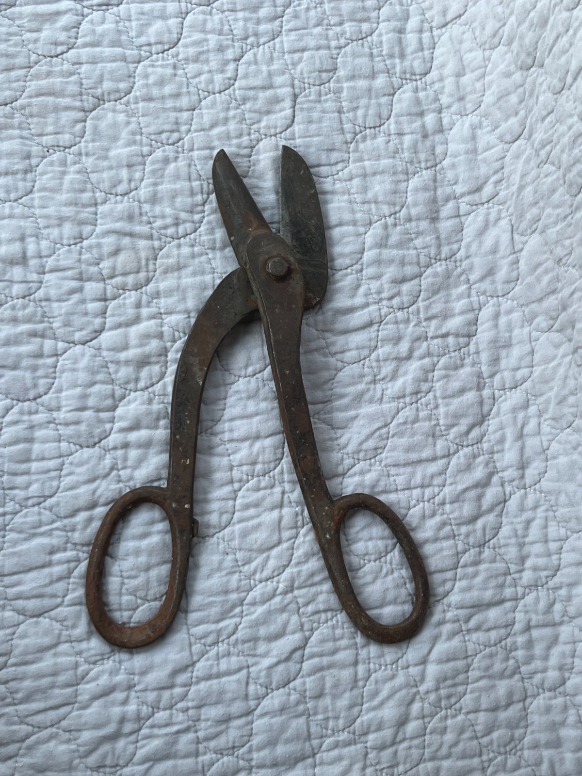 INDUSTRIAL GRADE – Unique Vintage Forged Steel Tin/Metal Snips 13.5″ Heavy Duty