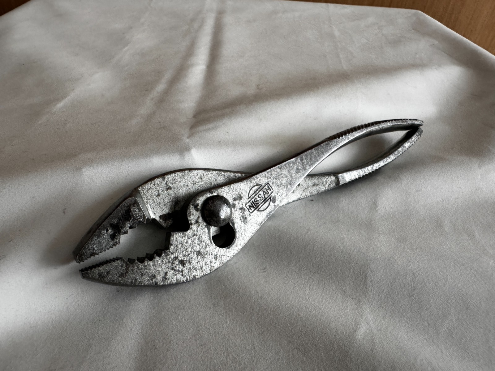Vintage Nissan Slip Joint Pliers Original Classic Car Toolkit Mechanical Tool