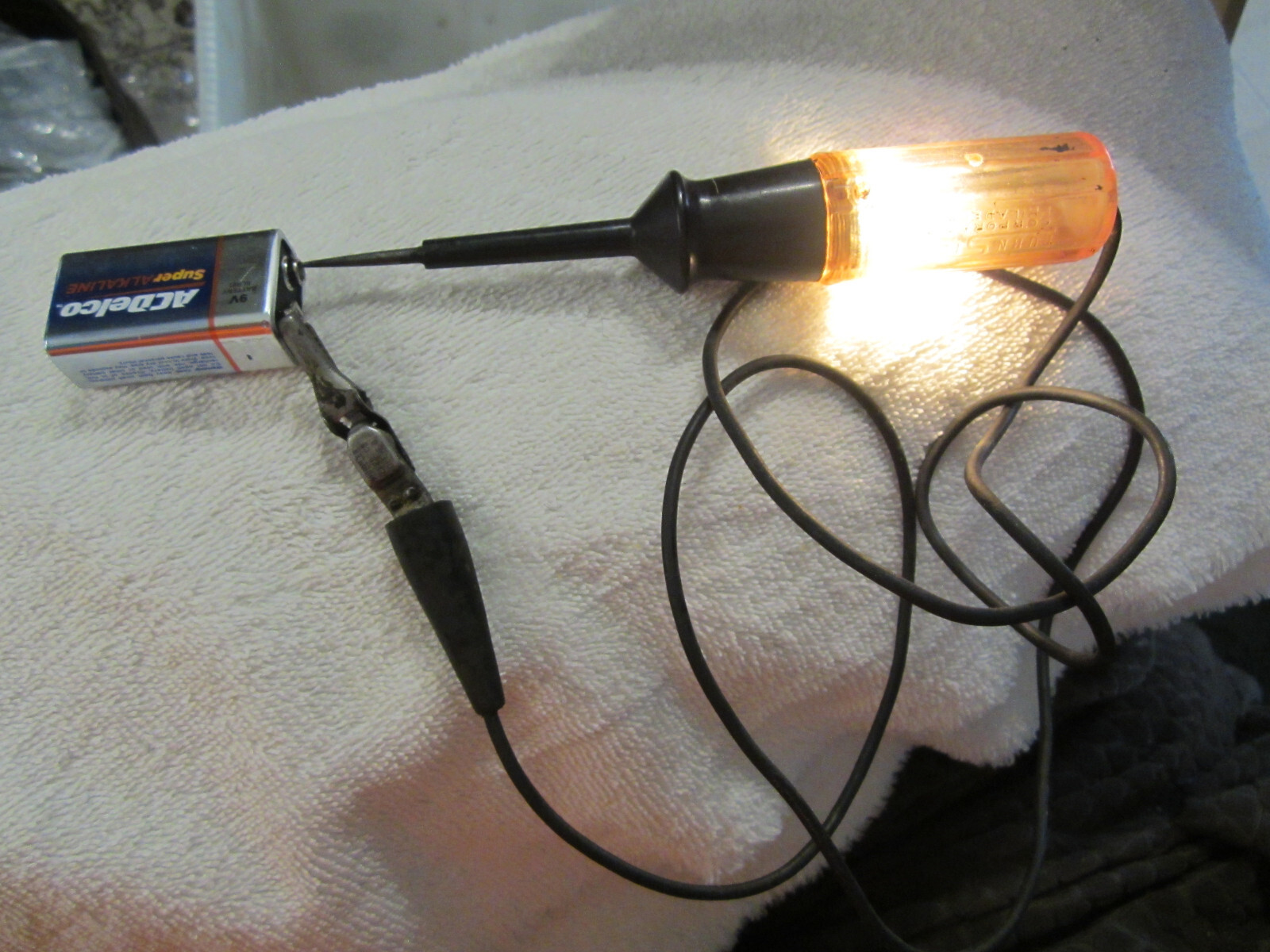 1 auto electric tester Turn Signal Corp tool car Philadelphia PA Clip VTG,works
