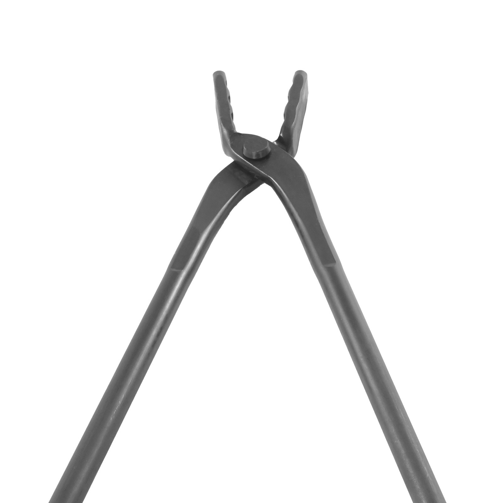 4pcs Forging Tongs Set Flat V Bit Blade Wolf Jaw Blacksmith Carbon Steel Tool