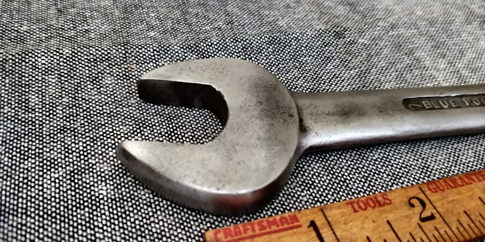 Blue Points Chicago No. 2225 Vintage 11/16″-25/32″ SAE Open End Wrench