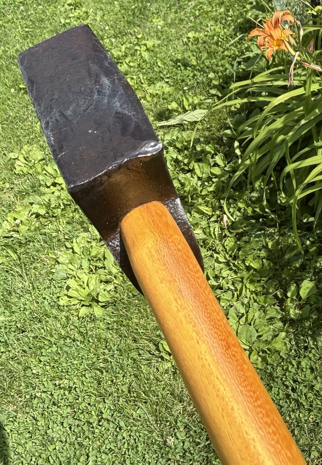 Early 1900’s Plumb Jersey Axe On A 28” Hoffman Osage Handle With Oak Wedge￼￼