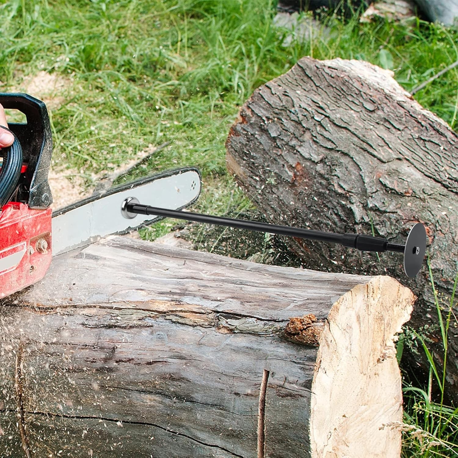 Adjustable Firewood Measuring Tool 16”-26” – Precision Chainsaw Attachment