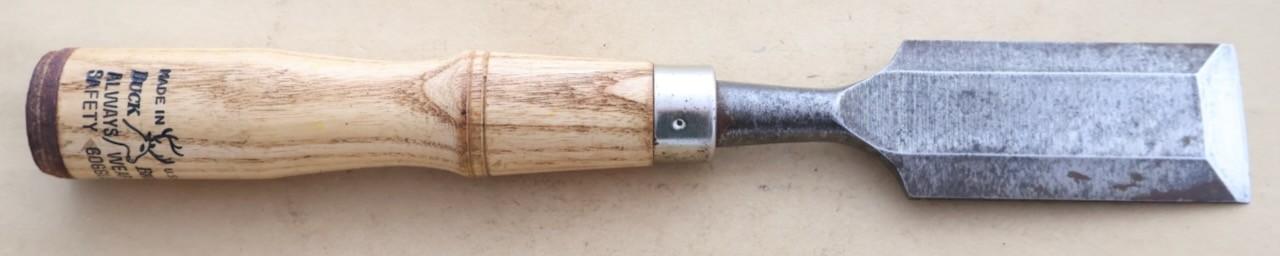 1 1/2” Buck Bros (Antlered Deer Logo) Beveled Edge Wood Chisel / MTT
