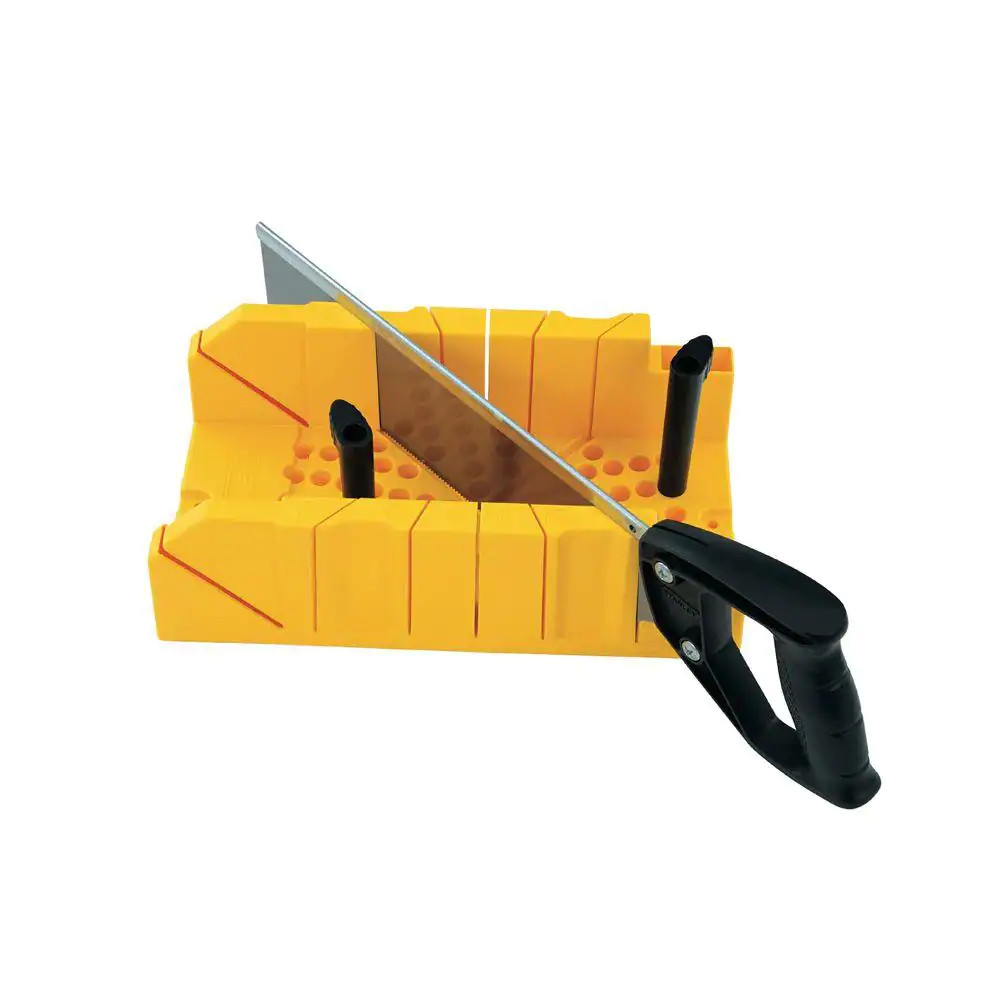 14.5 In. Deluxe Clamping Miter Box With 14 In. Saw | Stanley Mitre Original