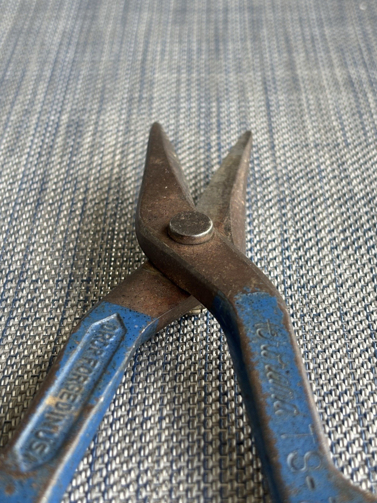 Vintage Herbrand TS-7 Tin Snips 7″ Drop Forged in USA Sheet Metal Shears