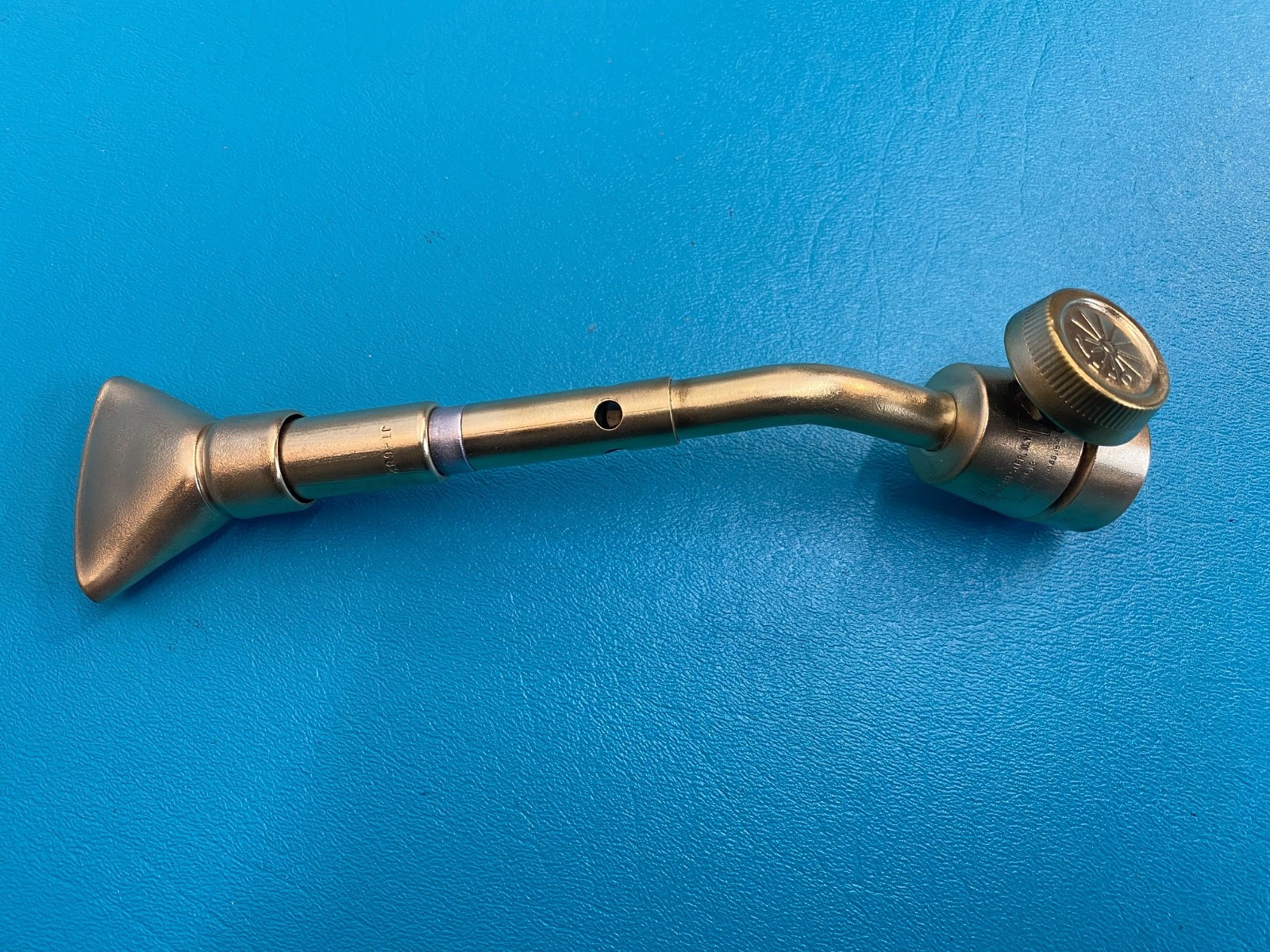 Vtg All Brass BernzOmatic Handheld Blow Torch Head Plus Flare Tip, Made In USA