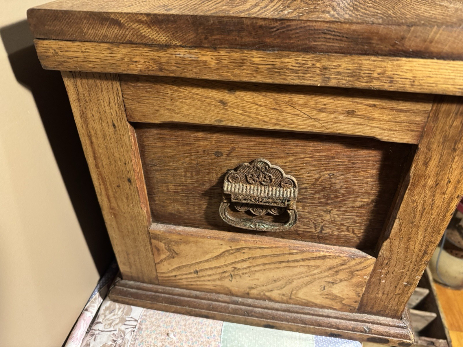 Old Machinist Chest. Late 1800 Early 1900’s Heavy Solid Piece.