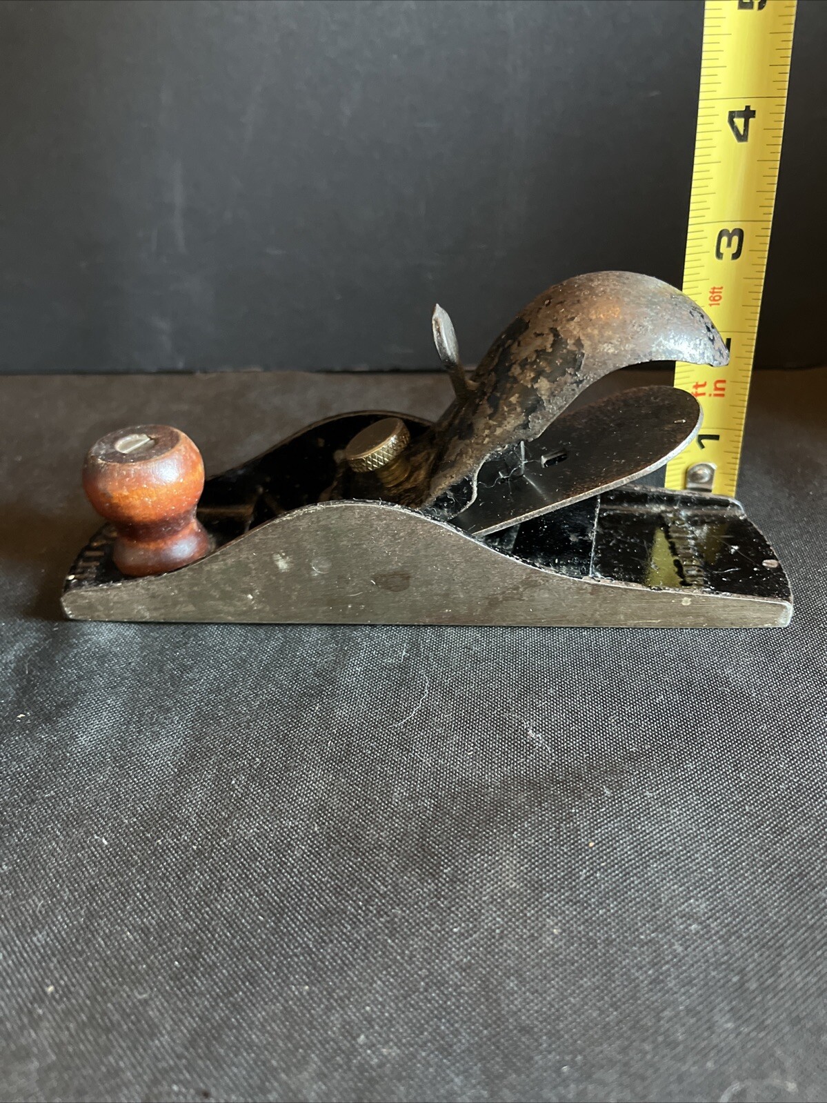 GREAT SHAPE VTG Shelton Block Plane-Rare 1932 Era-US Pat No.191-4609 Inv#MH17