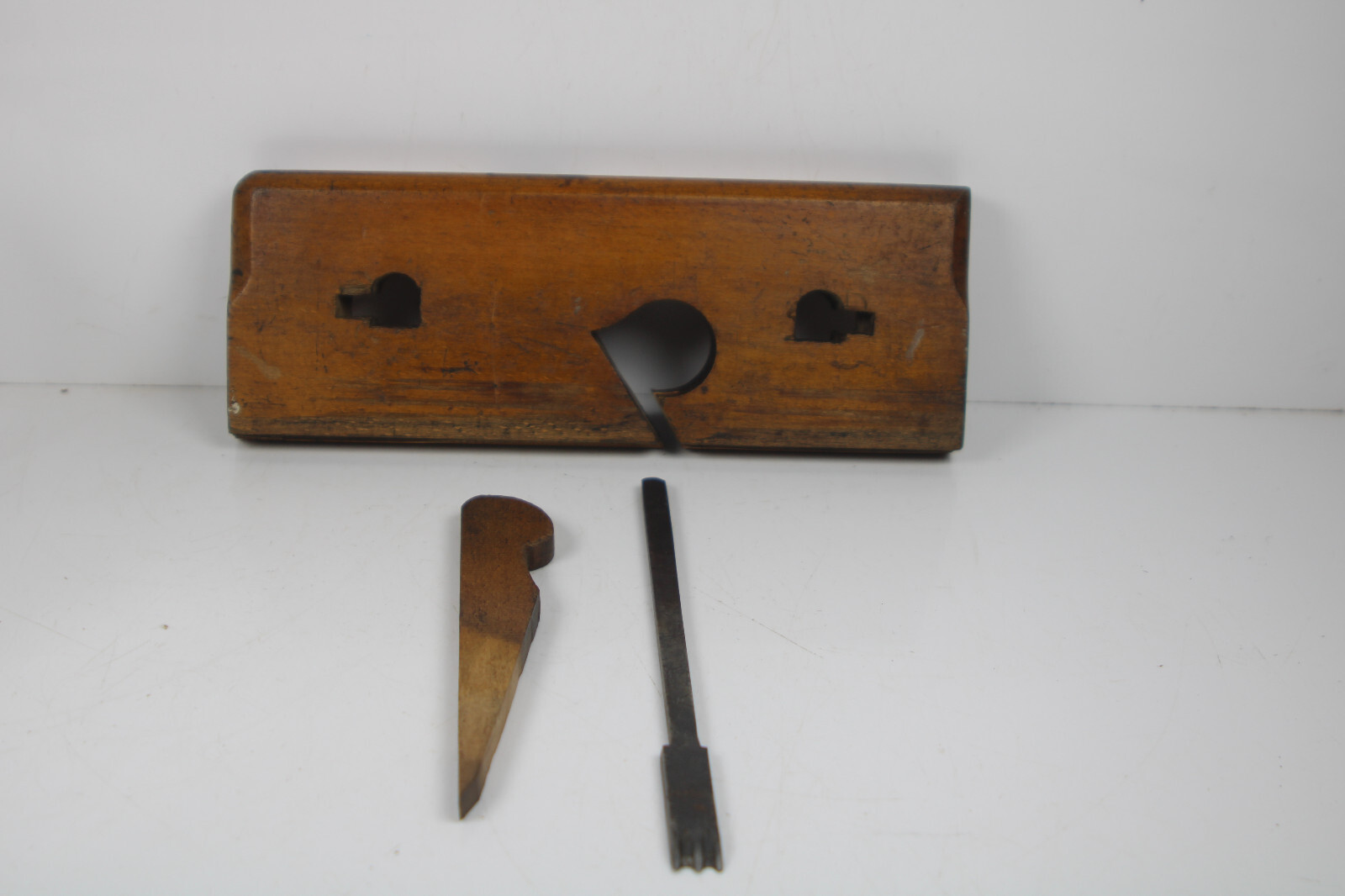 Fine User 1/2″ Full Boxwood Triple Bead Moulding Woodworking Plane #DR75