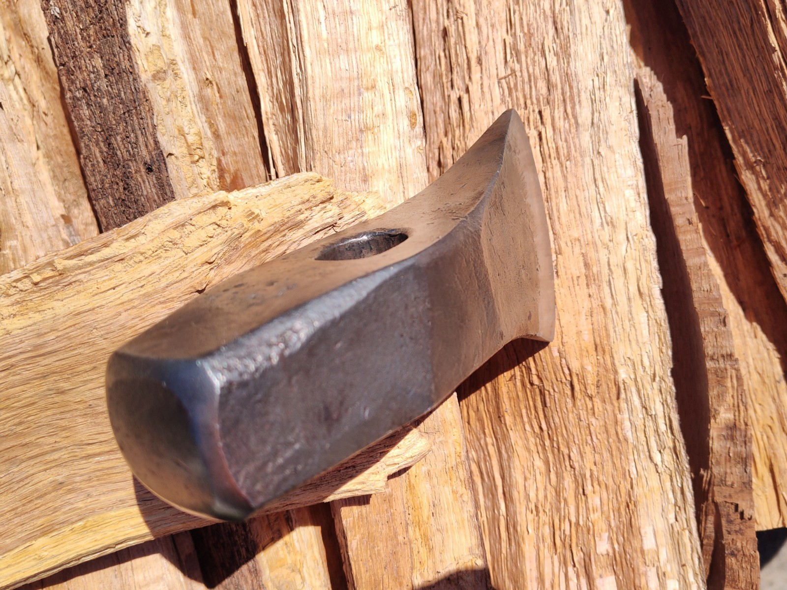 Vintage True Temper USA 6 LB Splitting Maul Axe Head Log Rail Splitter Woodsman