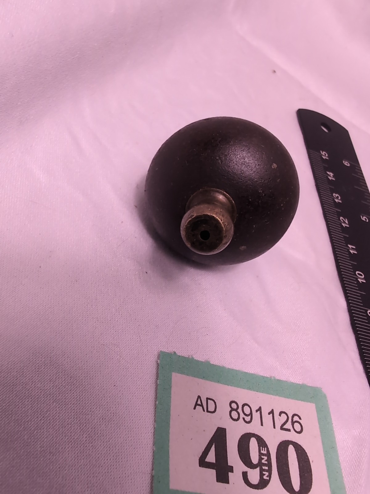 Antique Brass And Iron Plumb Bob String Line Weight 160g