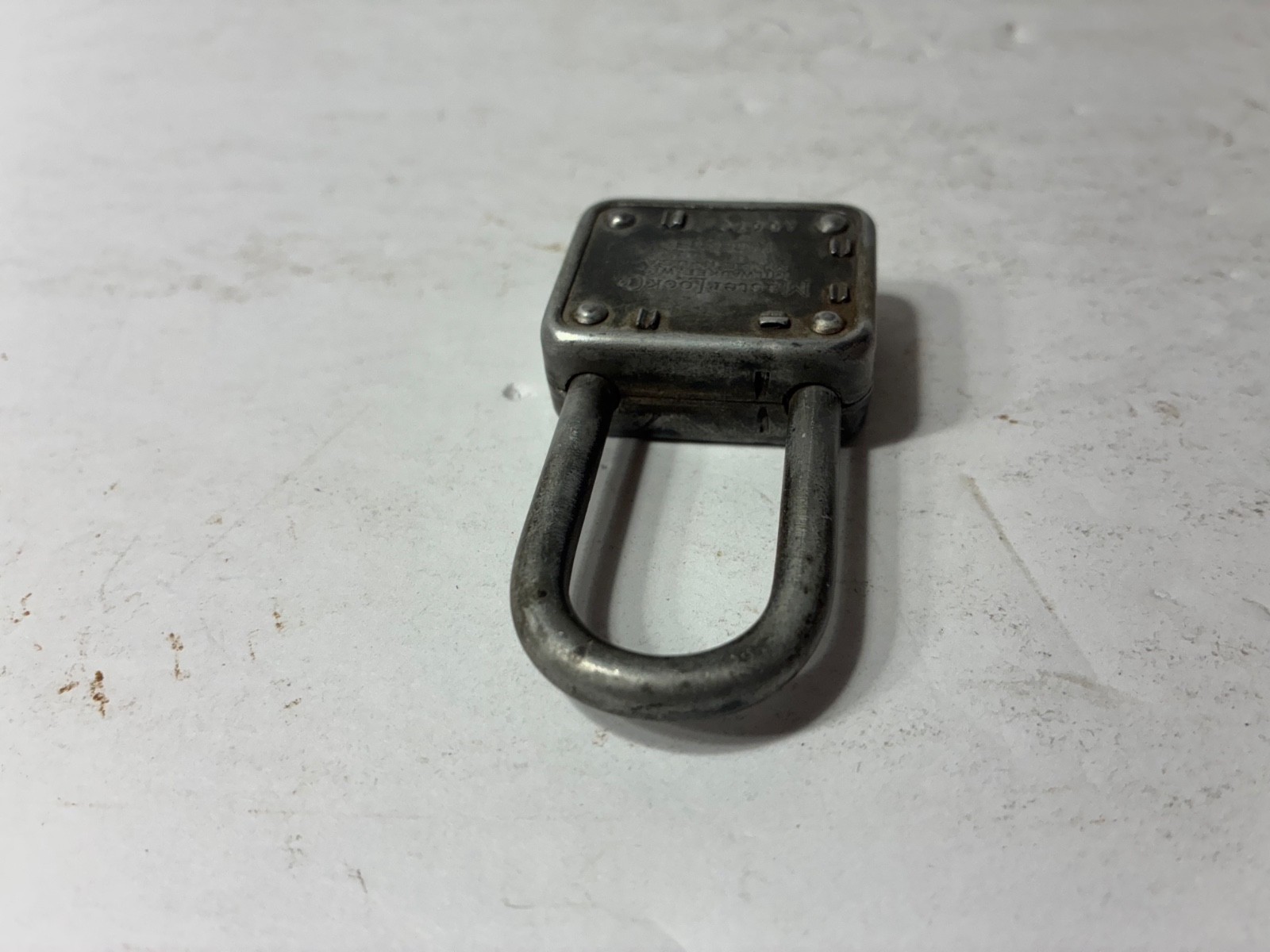 VINTAGE MASTER LOCK CO. No. 77 LION HEAD PADLOCK. No key