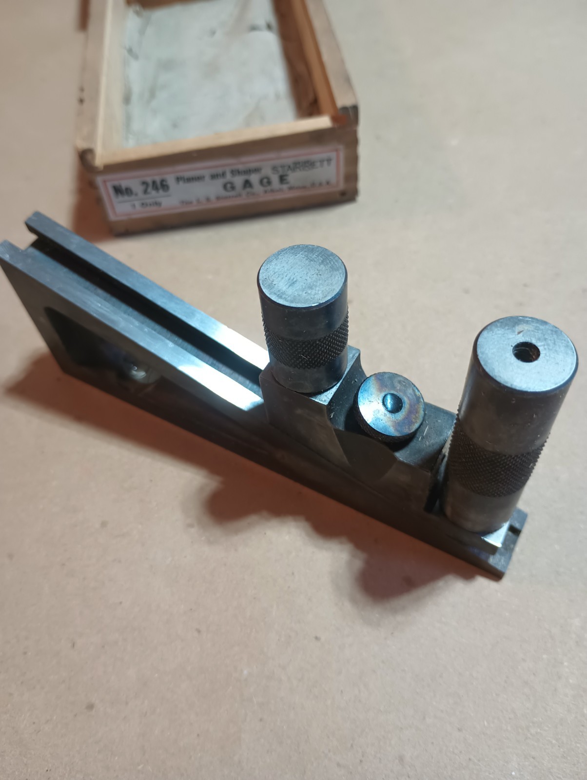 Vintage 1955-1958 Starrett No. 246 Planer and Shaper Gage