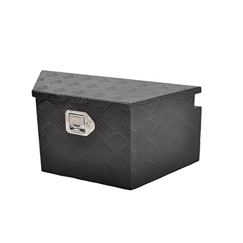 26 Inch Aluminum Utility Trailer Tongue Tool Box Wide 26″x13.3″x12″/Aluminum
