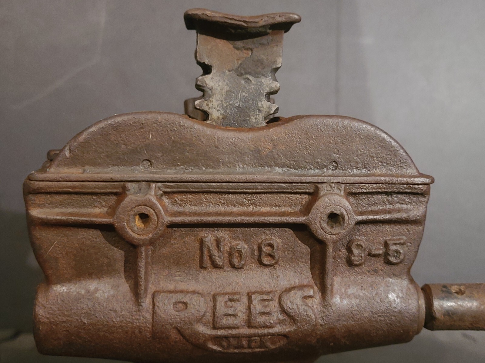 Rare Vintage Rees Mfg Corp Jack Model No. 8 Pittsburgh, PA 2 Ton 6 inch Lift