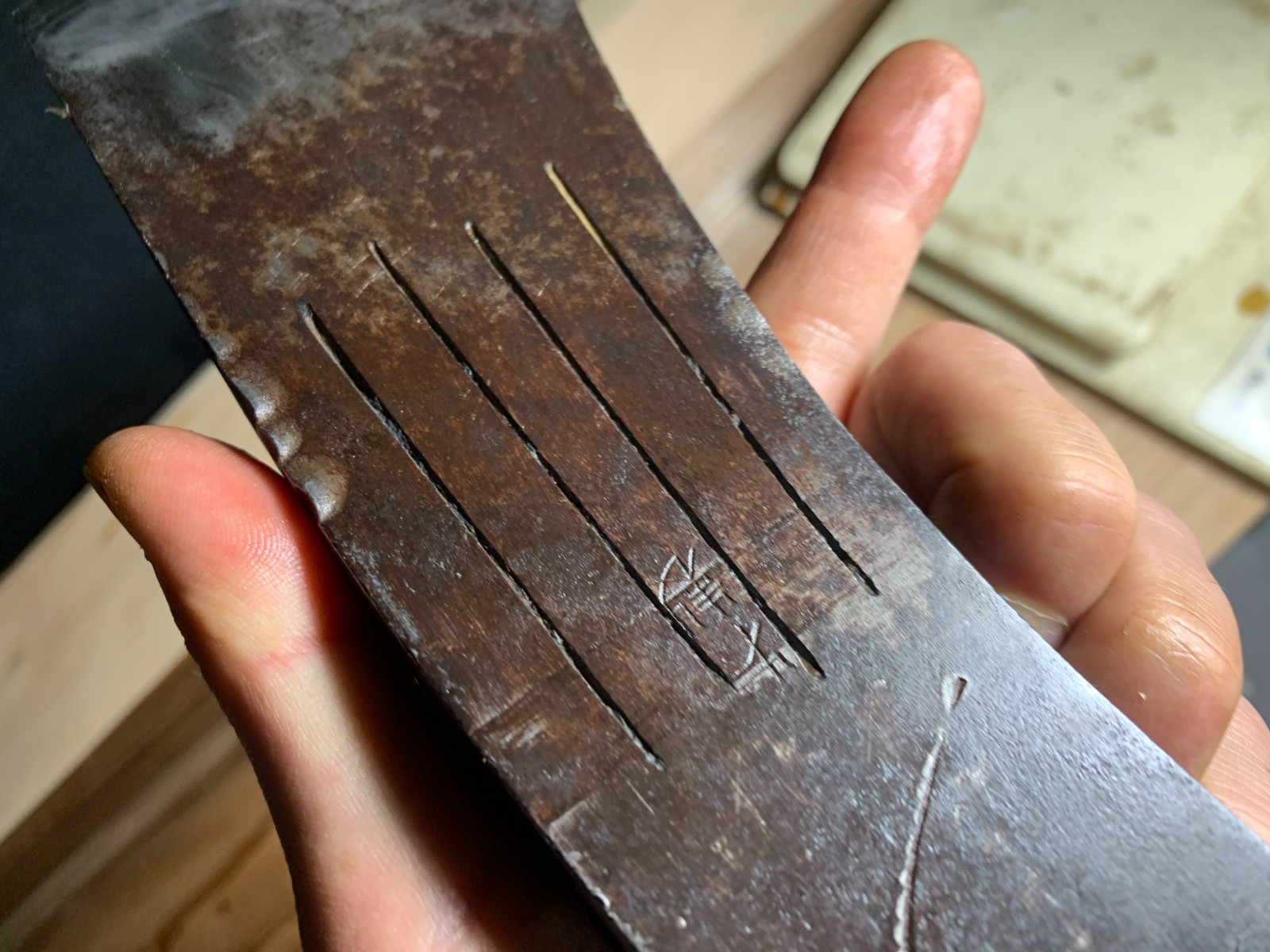 Vintage: Japanese Axe – Nekiri ono (For Root cut and felling) 1120g – hand forge