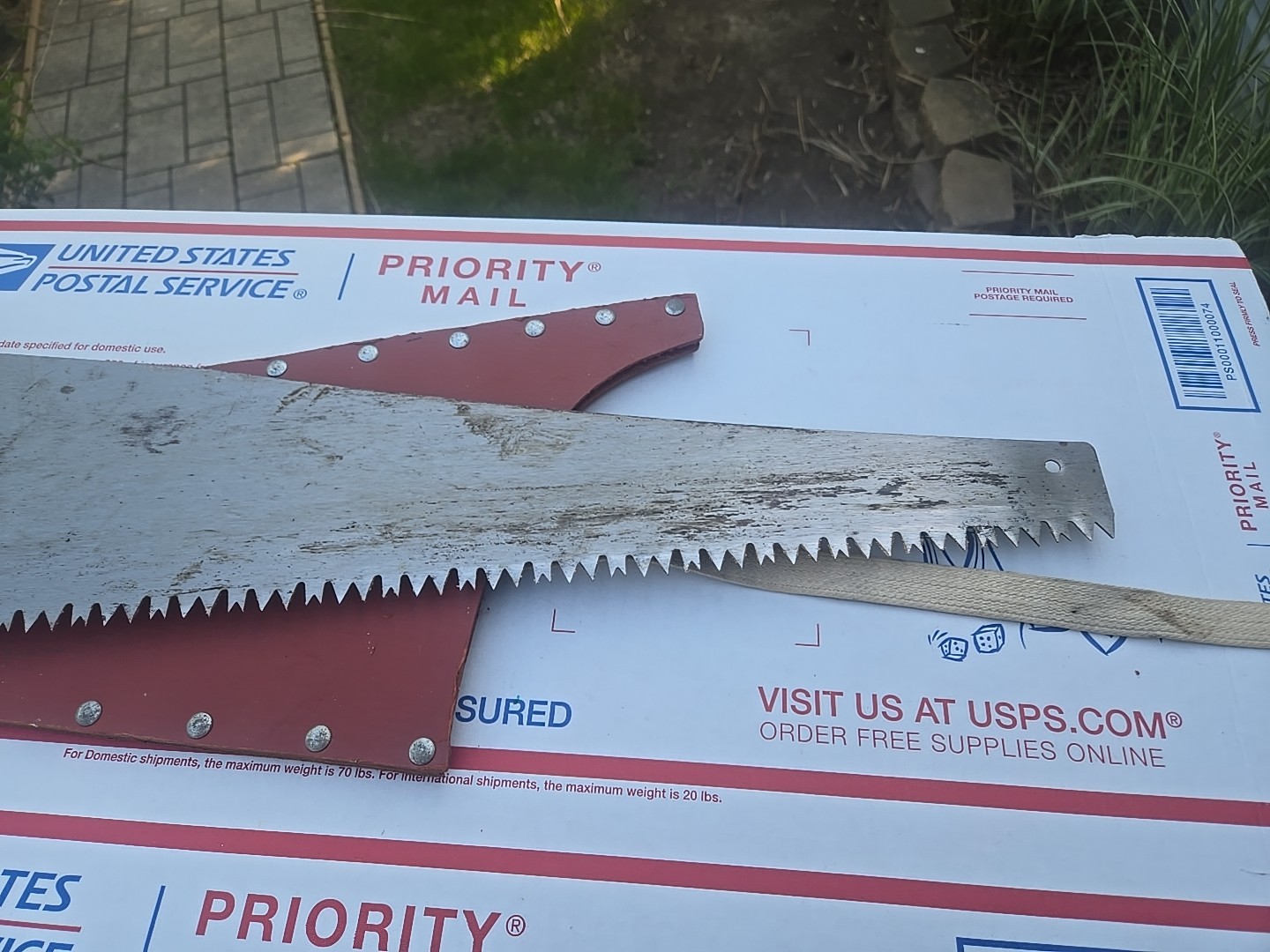 Disston Model 32 Pruning Saw 24” Blade Tree Trimming Saw USA With Sheath