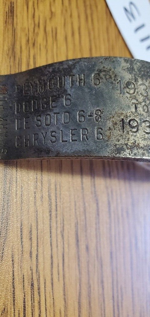 Auto wrench vintage Desoto 1932-1937 Indestro Mfg Corp 403 spark plug brake