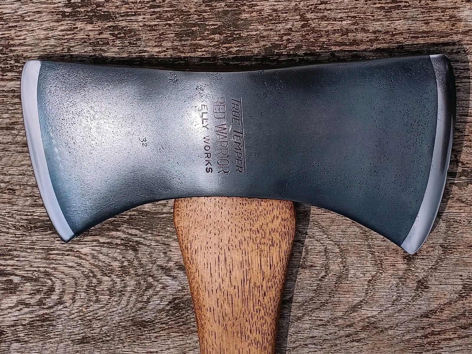 Vintage True Temper Kelly Works Red Warrior Double Bit Axe Restored
