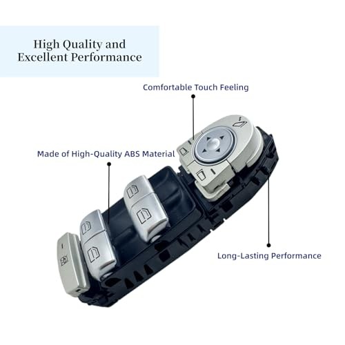 Driver Side Master Power Window Switch Compatible with Mercedes-Benz Sedan
