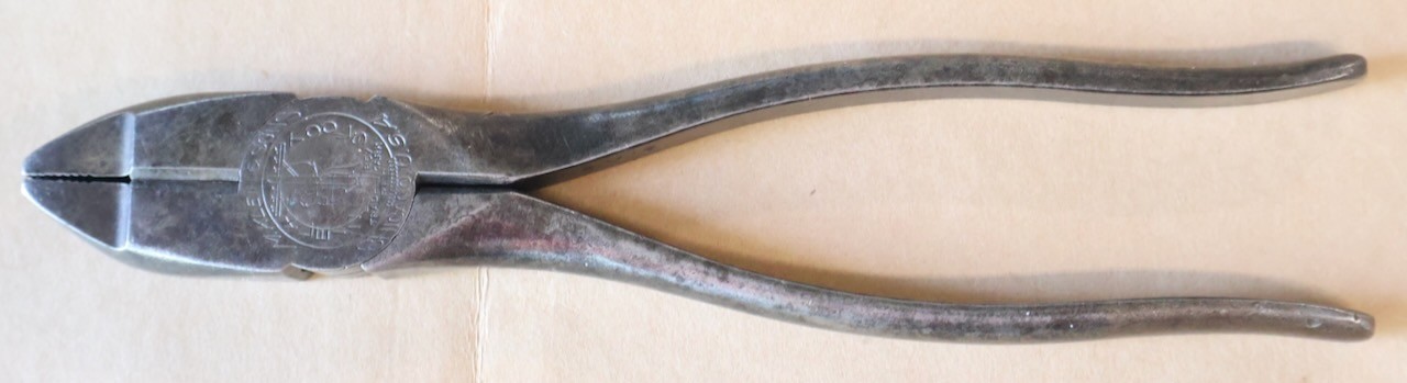 M. Klein & Sons (USA) 213-9NE Lineman’s Pliers / Date Code MIR (1-1959) / MTT