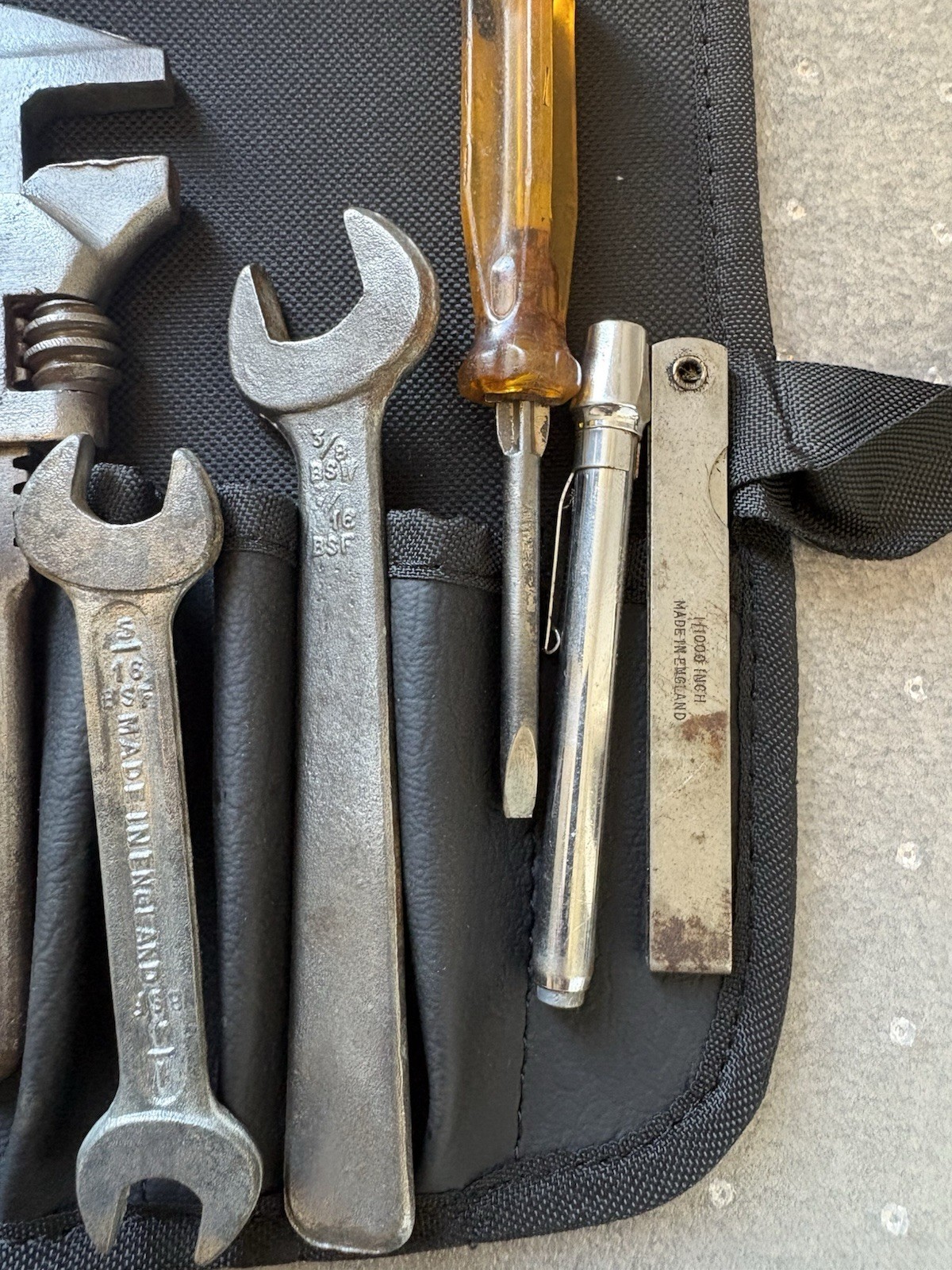 Land Rover Series Tool Kit In Tool Roll