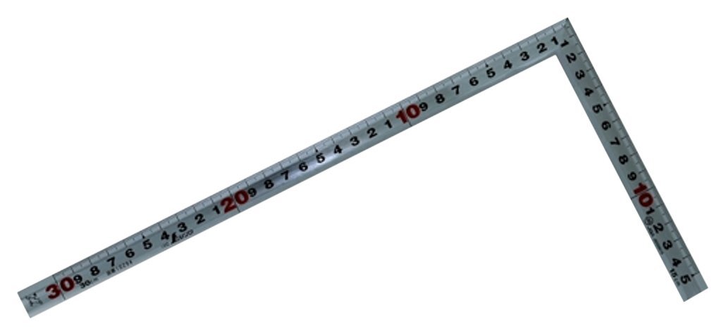 Shinwa Sokutei Ironworking Carving ruler Silver 30cm 10294 for Professional NEW