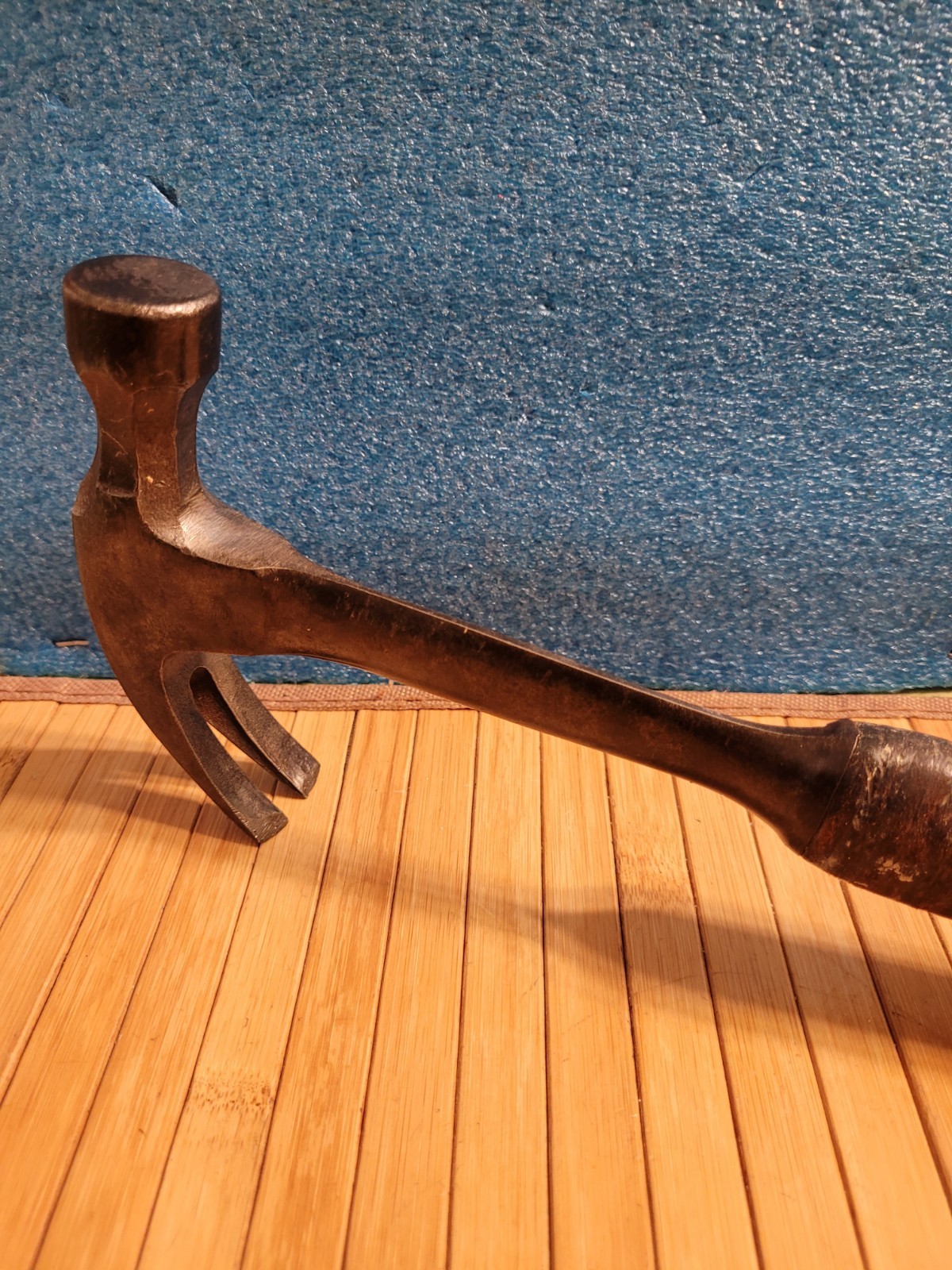 Vtg CRAFTSMAN REG T.M.-M 12 1/4″ L 1.09Lb Stacked Leather Handle Claw Hammer.OBO