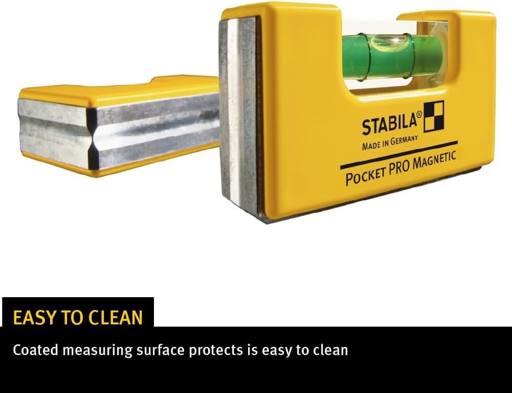 Magnetic Pocket Level PRO – Lightweight Design with Quick-Read Bubble Vials