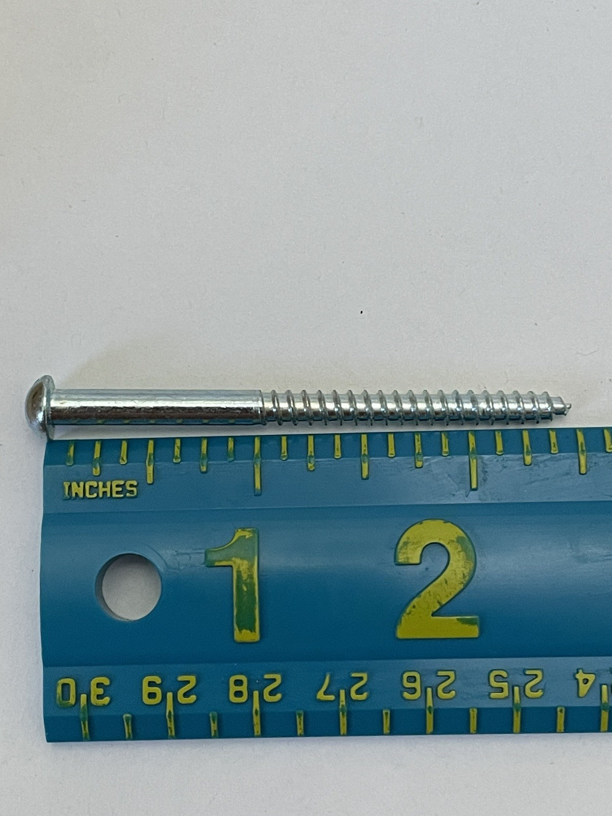 Vintage NOS Wood Screws #9 x 2 1/2” Zinc Chromate Slotted Round Head Box Of 100