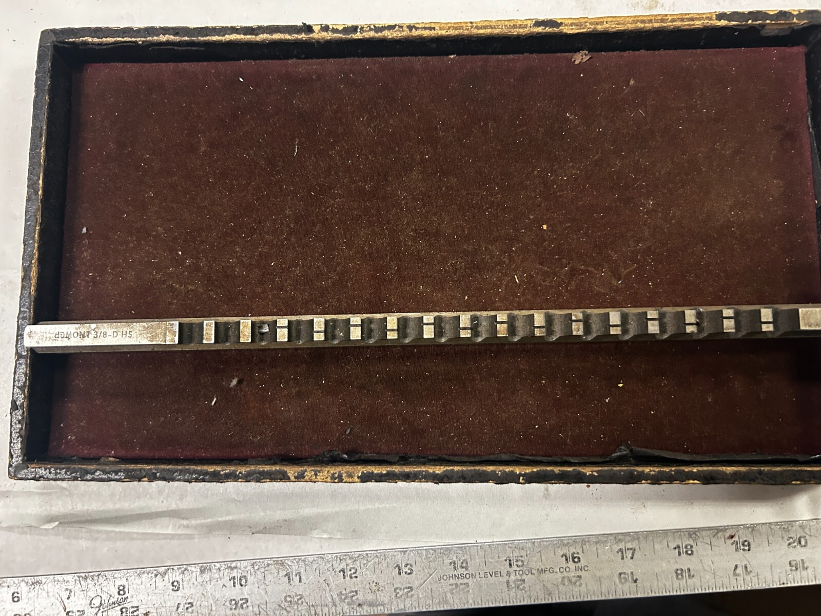 MACHINIST DsK LATHE TOOL MILL Machinist Dumont 3/8″ Broach Tool
