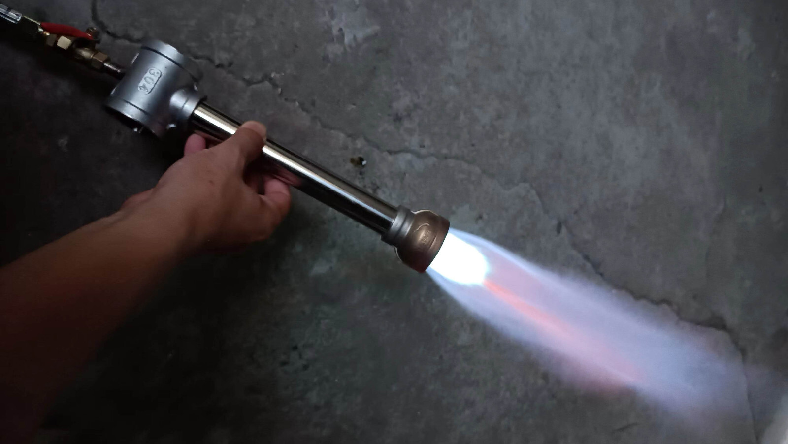 LSMIITTH Gas Forge Dual Burner Propane Blacksmith Knife Making Raku Kiln