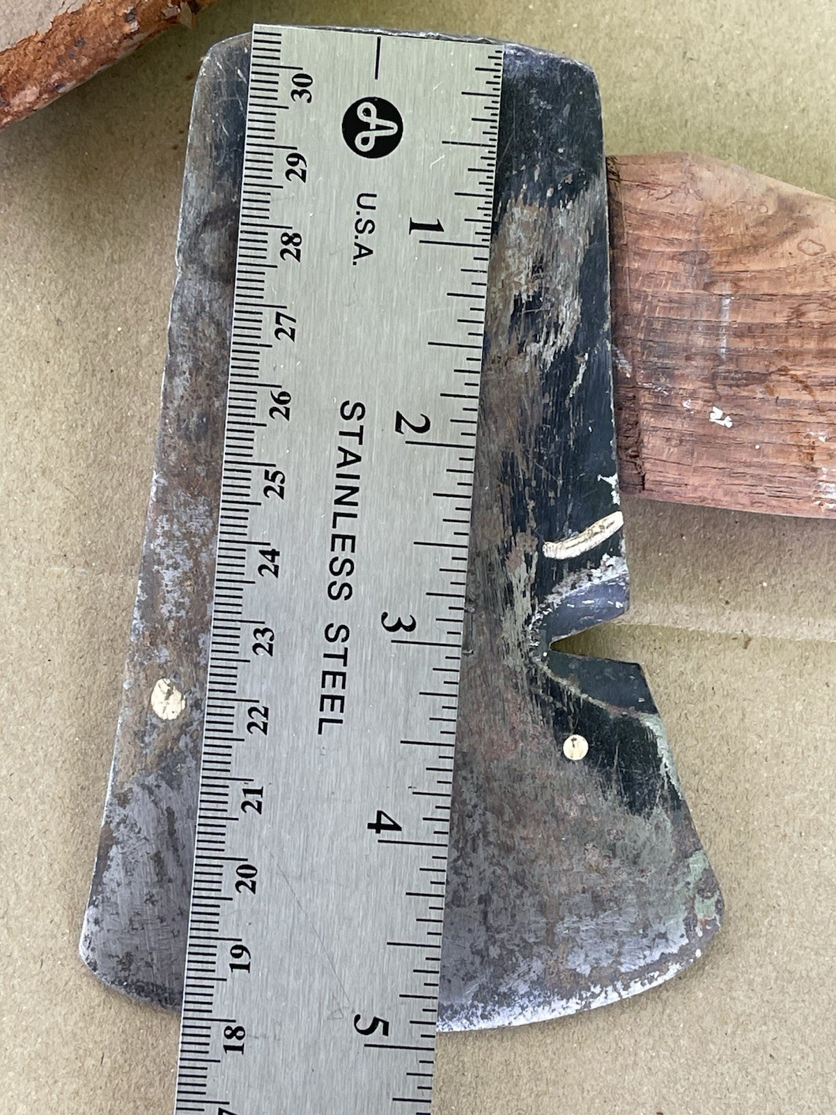 Vintage Plumb USA Hatchet Axe Original Leather Sheath / Sleeve with Plumb Button