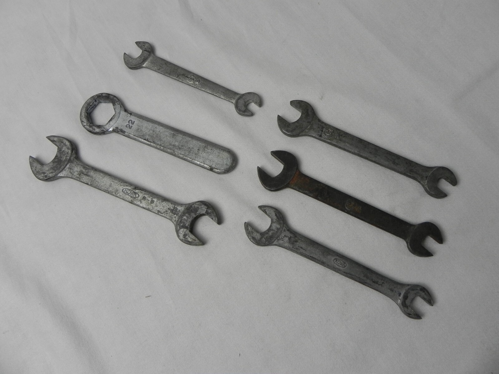 Vintage Honda “HM KOWA” Double Open Ended & Box Wrench Lot 8 – 17