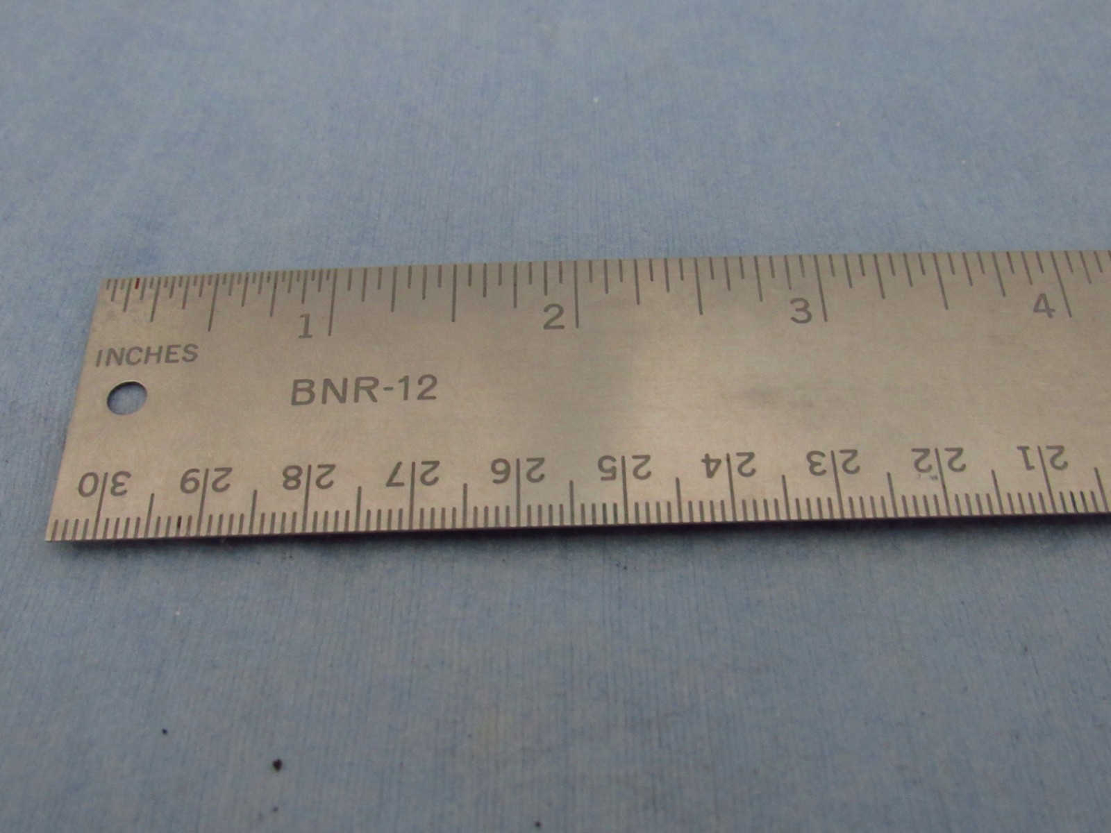 Vintage Bates Nat’l Rule 12”/30.5 cm Stainless Steel Ruler (BNR-12) – Orange, NJ