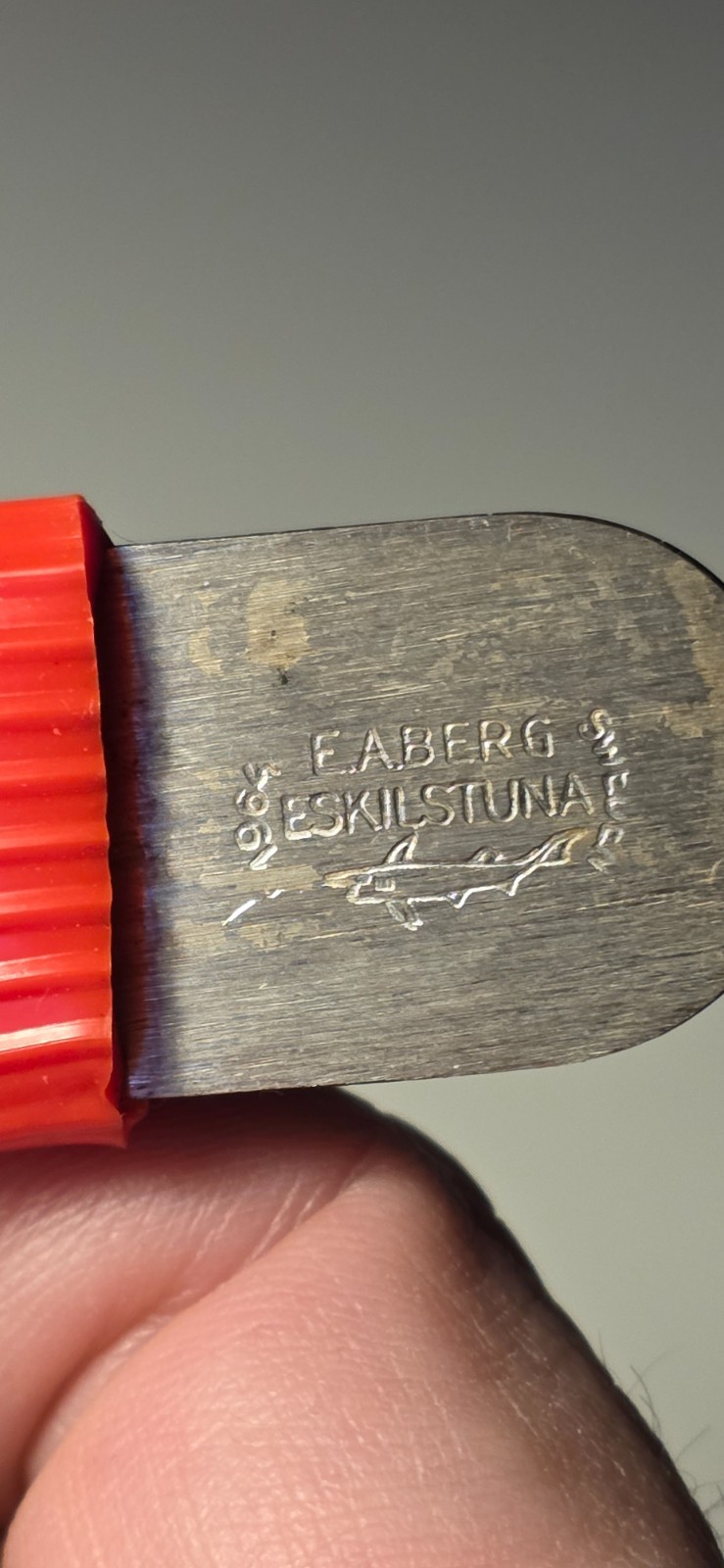Rare Vintage Swedish E. A. Berg Eskilstuna Cobblers Knife Leathercraft Carving