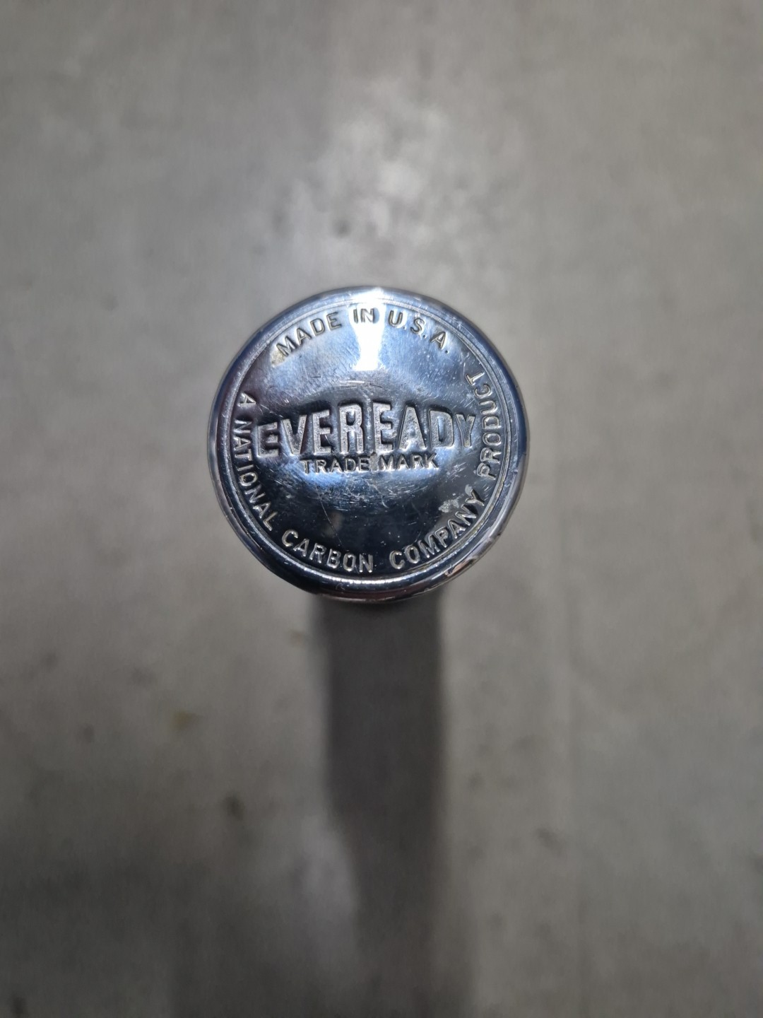 Vintage 1953 Eveready Model 5251 Metal Flashlight