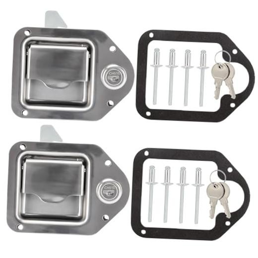 Truck Tool Box Latch Stainless Steel Toolbox Paddle Lock Replacement Handle