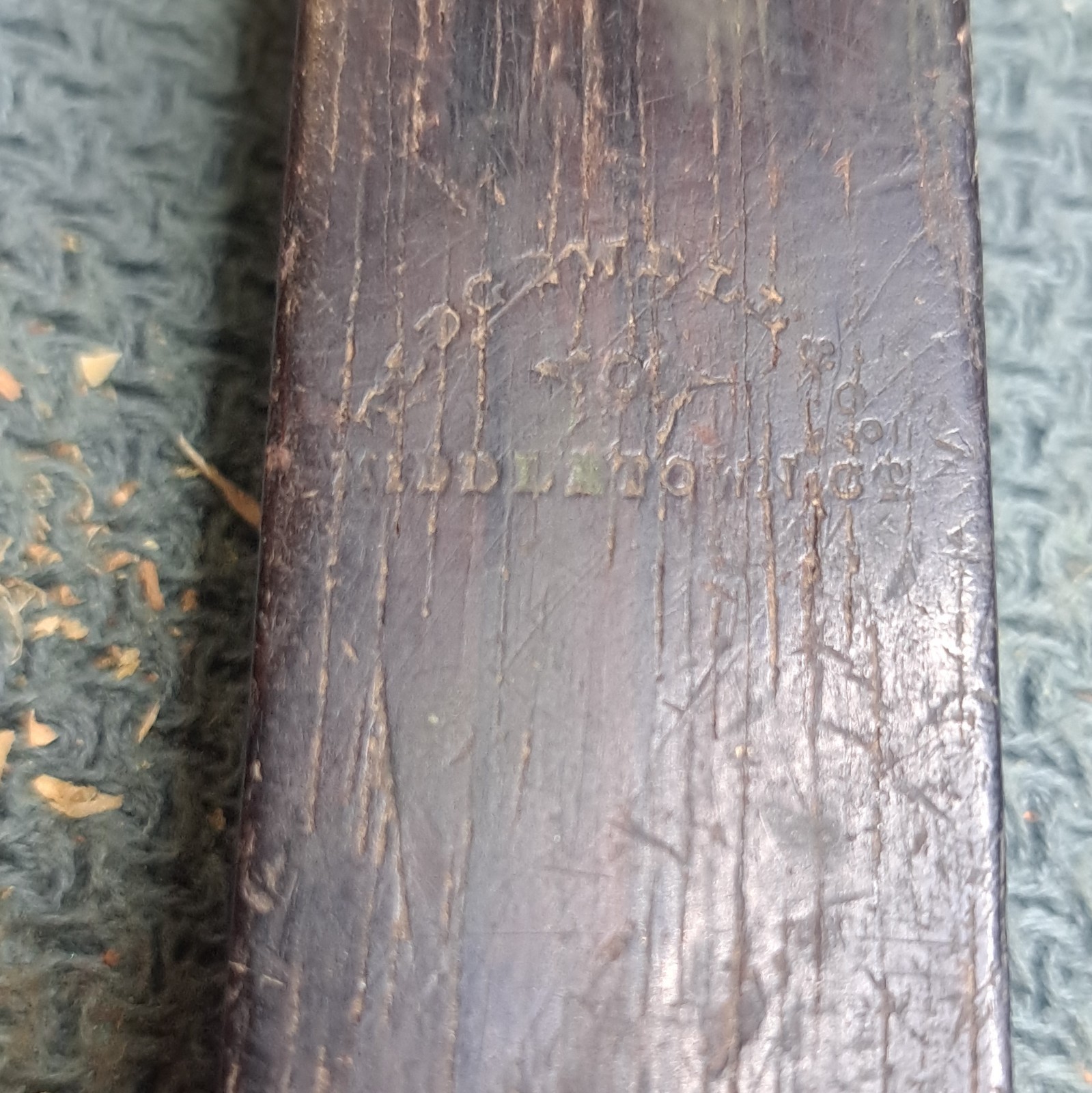 Tidgewell Middletown, CT Antique T Bevel Pre Civil War Company. RARE
